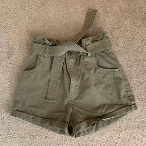 Abercrombie & Fitch Small Green Shorts